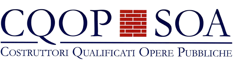Logo CQOP-SOA Costruttori Qualificati Opere Pubbliche